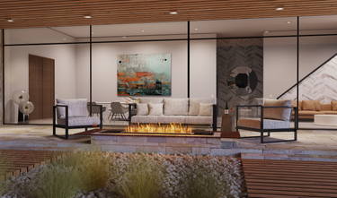 Flex 122BN.BX2 Bench Fireplace Insert